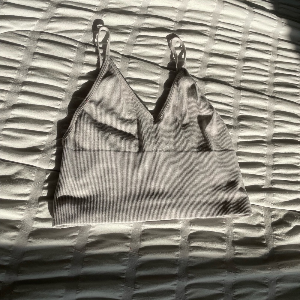 White crop top